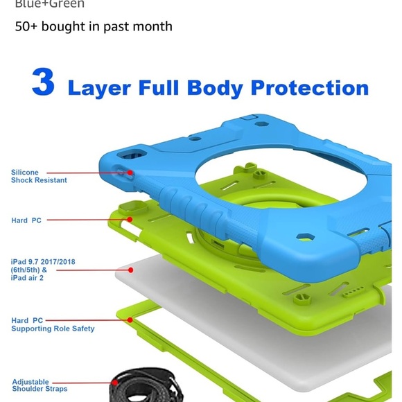 Kids iPad shockproof case - Picture 4 of 7